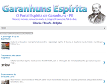 Tablet Screenshot of garanhunsespirita.com.br